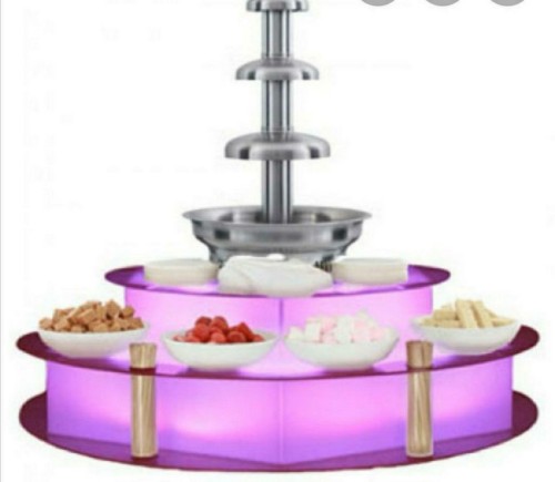 Verlichte tafel (tbv chocoladefontein) - 100 cm